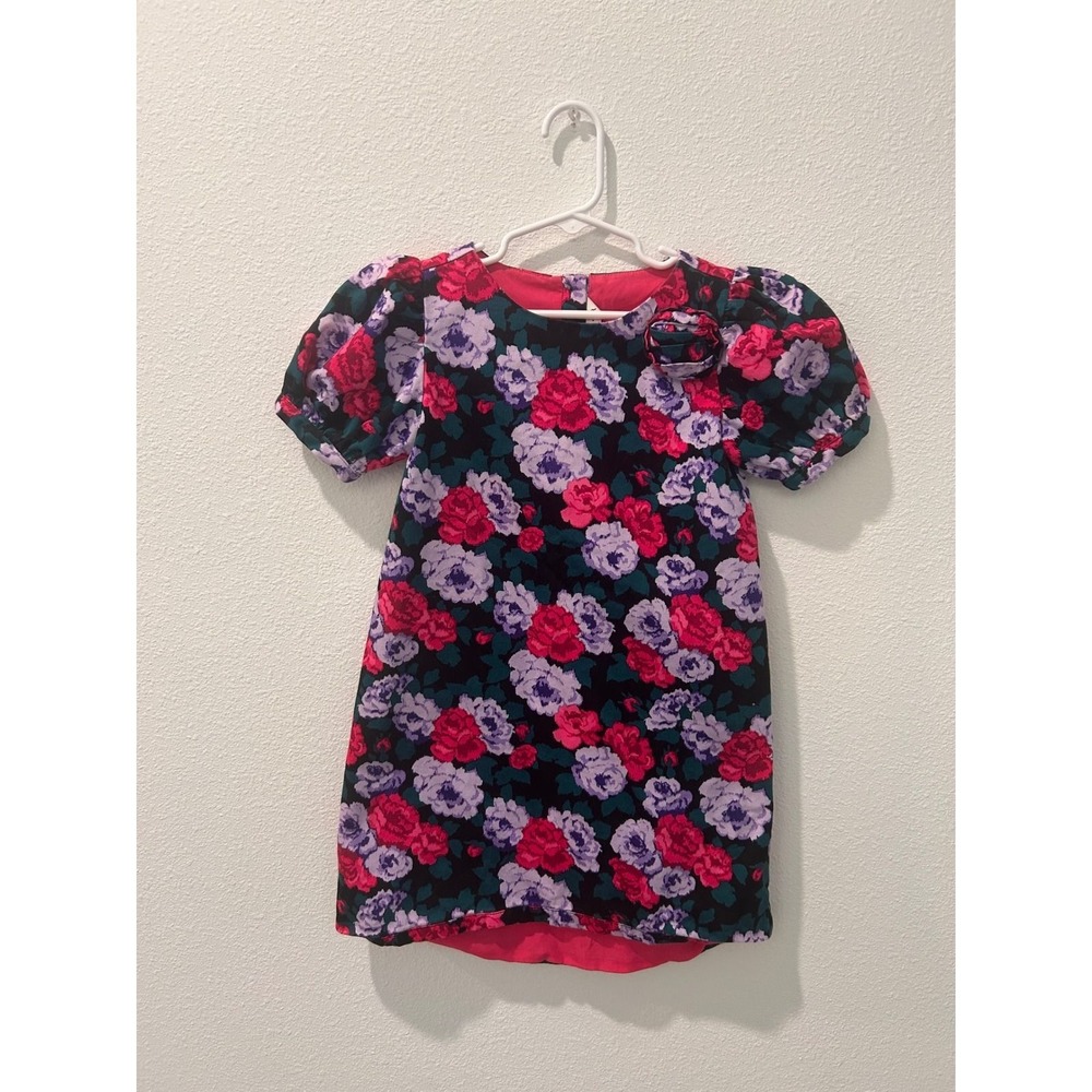 Janie and Jack Kimberly Goldson Floral‎ Rosette Dress